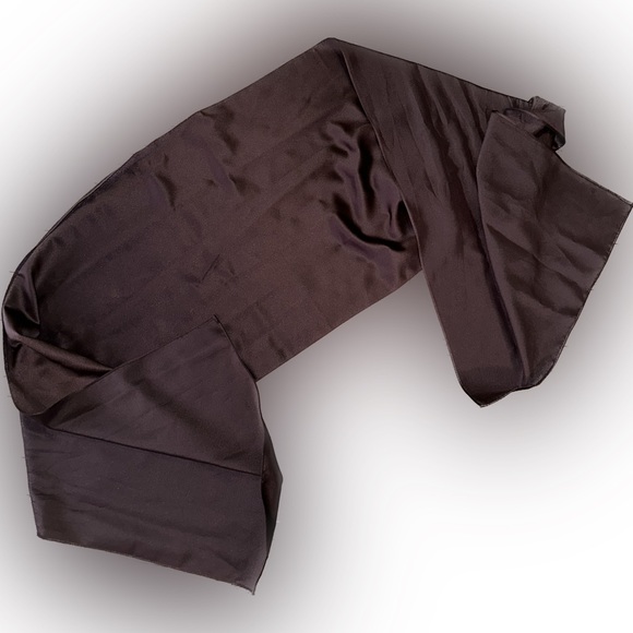 David’s Bridal Brown Satin Wrap 80 inch - Picture 7 of 7